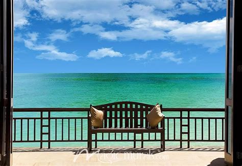 Ocean View Balcony Wallpaper Wall Mural By Magic Murals