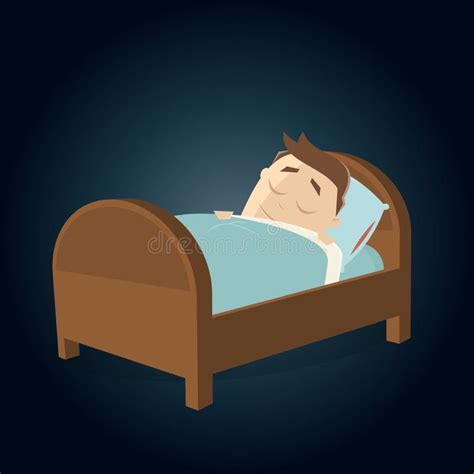 Someone Sleeping In A Bed Cartoon