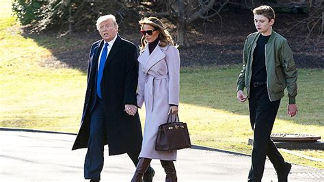 Barron Trump’s Height Almost A Head Taller Than Dad Donald — Pics Hollywood Life