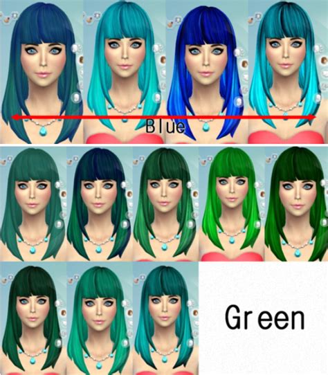 Darkiie Sims 4 35 Hair Recolors • Sims 4 Downloads