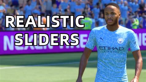 Fifa 21 Realistic Sliders With Competitor Mode On Youtube