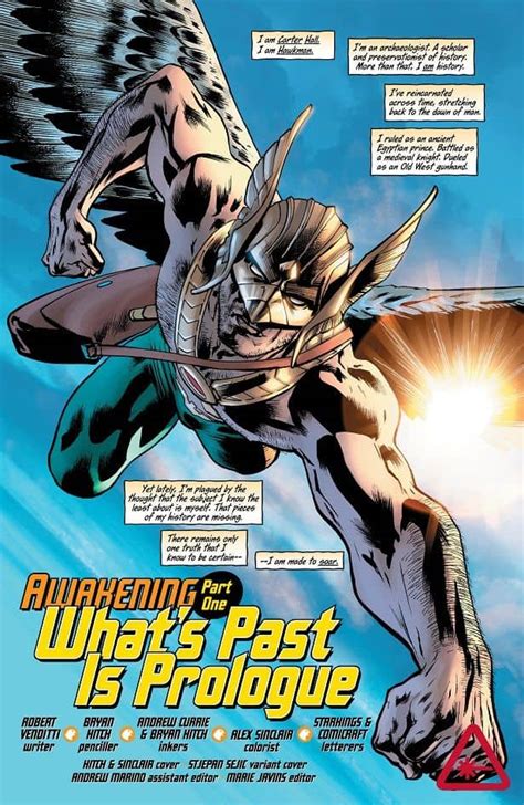 Dc Comics Universe And Hawkman 1 Spoilers A Post Dark Nights Metal