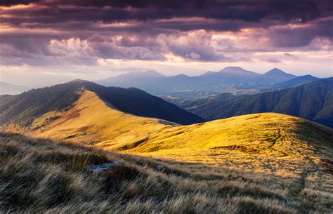 Majestic Mountains Landscape Under Morning Sky Wit By Macinivnw On