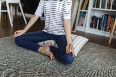 the benefits of meditating with a meditation cushion popsugar fitness