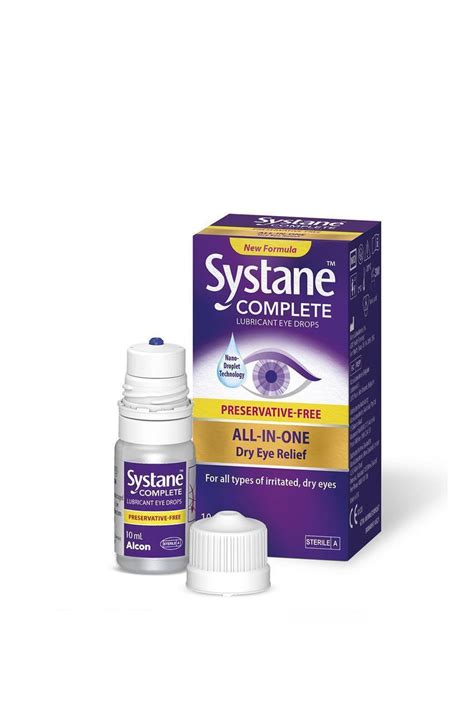Systane Complete Multi Dose Preservative Free Lubricant Eye Drops 10ml