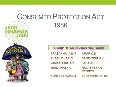 The amendments in the new consumer protection act also include provisions like penalties for misleading advertisements, class action suits, a dispute resolution mechanism. CONSUMER PROTECTION ACT-1986