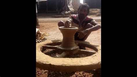 Pot Making With Clay Amazing Talent Of Indian Potter In Village What