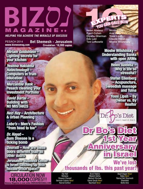 Bizness Magazine Pesach 2014 Issue By Anglo Media Issuu