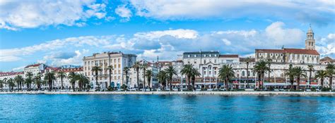 Panorama Of Split Croatia Stock Photo Image Of Harbor 22620172