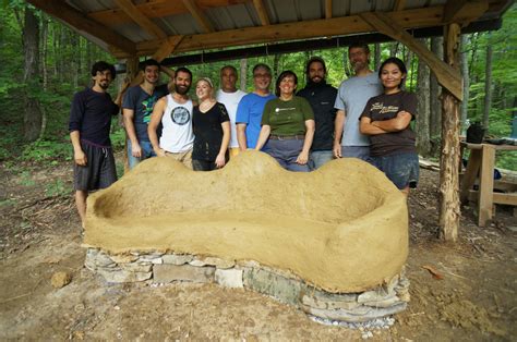 Our Cob Bench Creation The Year Of Mud