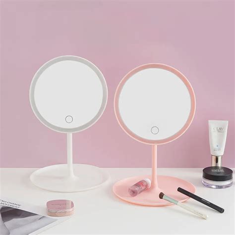 Makeup Mirror With Light White Led Daylight Vanity Mirror Detachable