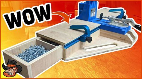 How To Make A Pocket Hole Jig Station Plans Woodworking Jigs