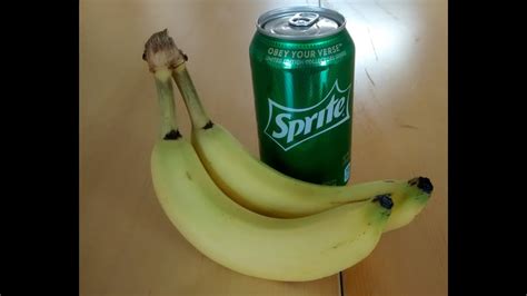 Banana And Sprite Challenge Youtube