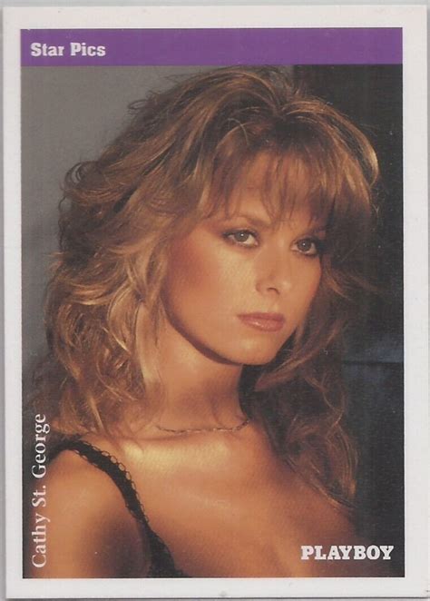 Playboy Star Pics Cathy St George Autograph Card The Card Trove