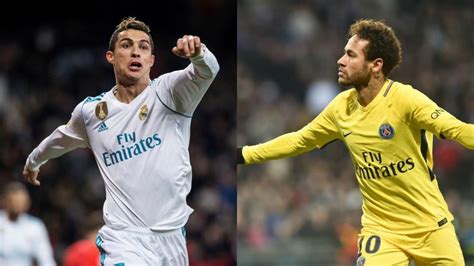 Champions League Real Madrid Vs Psg Cristiano Ronaldo And Neymar