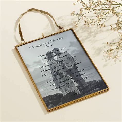 Personalised Ten Things I Love About You Photo Print By Posh Totty