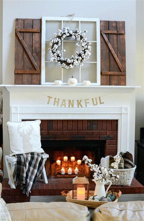 I've been wanting to add so much more farmhouse wall decor around the farmhouse. 30 Gorgeous Farmhouse Fireplace Mantel Design and Decor For Cozy Winter | Farmhouse mantel ...