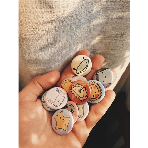 Personalized Button Pins Aesthetic Design Shopee Philippines