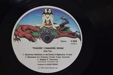 Tangerine Dream Phaedra Gatefold Vinyl Lp Virgin V Etsy