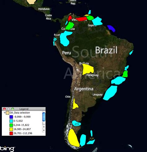 Mapping South American Oil Cartographica Blog