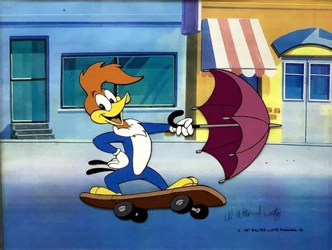 Lot Woody Woodpecker Limited Edition Animation Cel