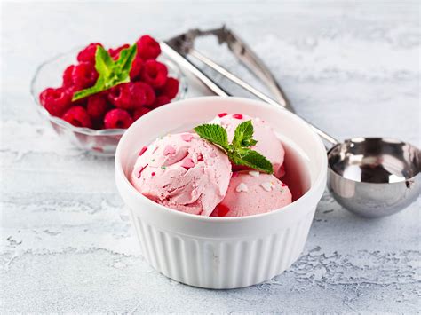 Recette Glace à la framboise
