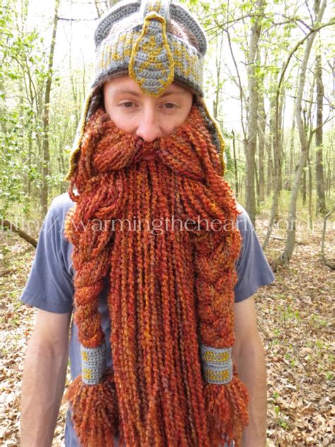 Crochet Pattern Gimli Inspired Beard Only Crochet Beard Etsy Uk