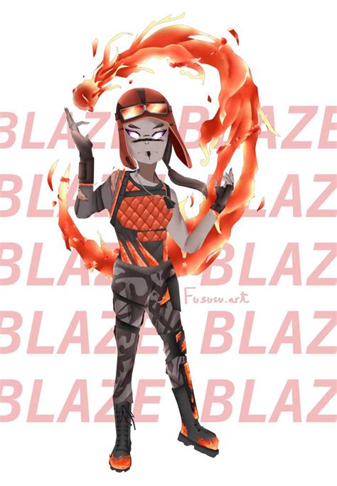 Blaze Fan Art Fortnite Battle Royale Armory Amino