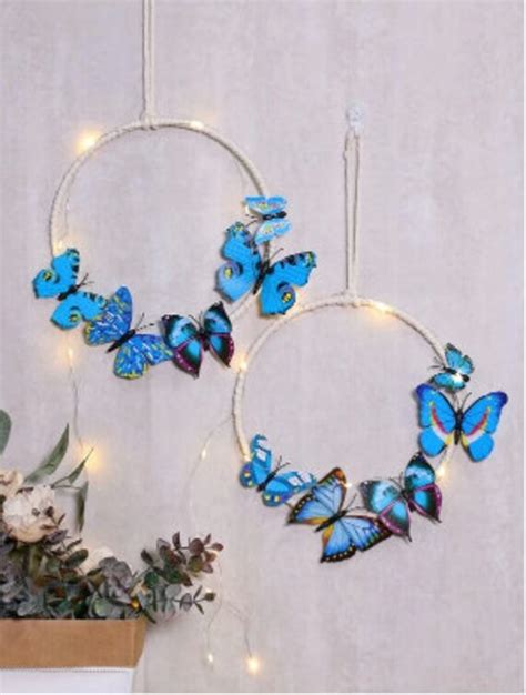 Butterfly Hanging Decor Etsy