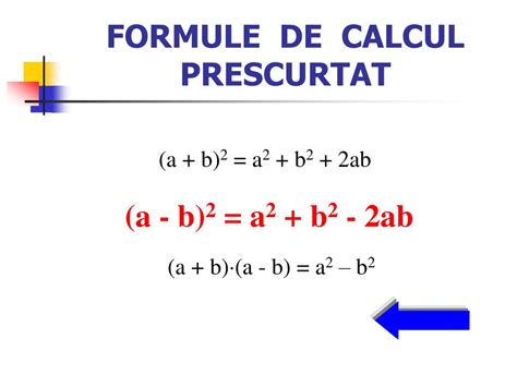 Ppt Formule De Calcul Prescurtat Powerpoint Presentation Free