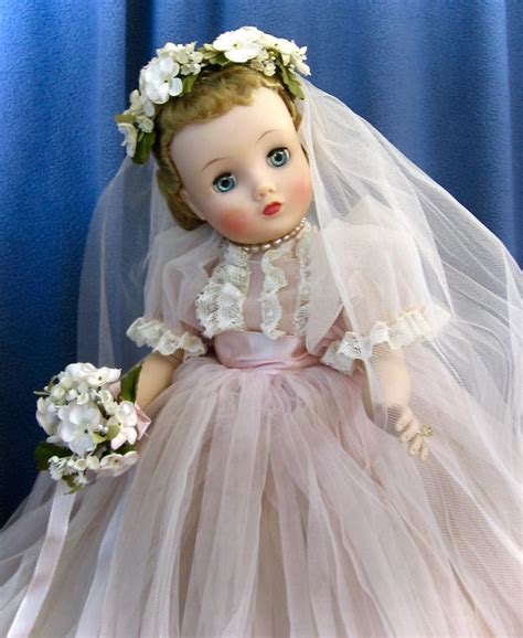 Vintage Vhtf All Orig The Pink Bride Elise Doll Made By Madame Alexander