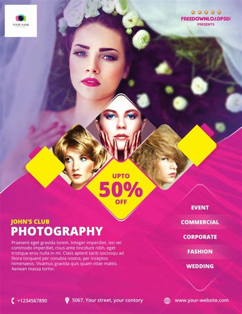 Photography Flyer Template Free Unique Free Graphy Flyer Template