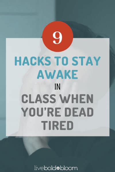 How To Stay Awake In Class When Tired Julieta Bain