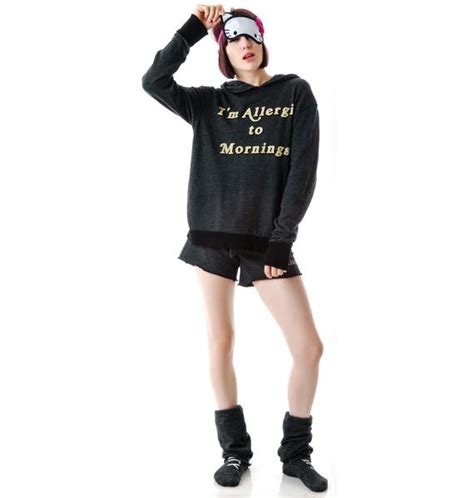 Wildfox Couture Morning Allergies Pullover Hoodie Dolls Kill