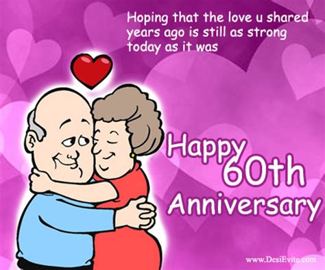 60th Anniversary Wishes Wishes Greetings Pictures Wish Guy