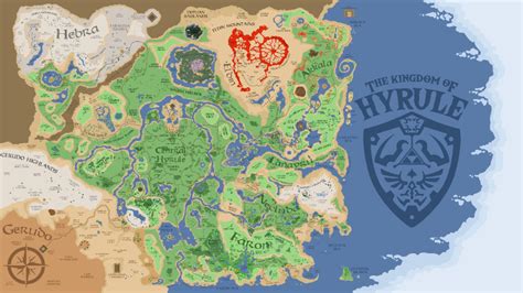 Legend Of Zelda Breath Of The Wild Interactive Map Dryret