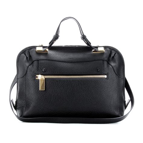 Chloé Brooke Leather Tote In Black Lyst