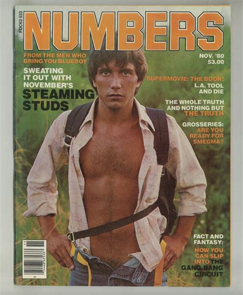 Numbers 1980 All Beefcake Hunks 96pgs Vintage Gay Physique Magazine M2