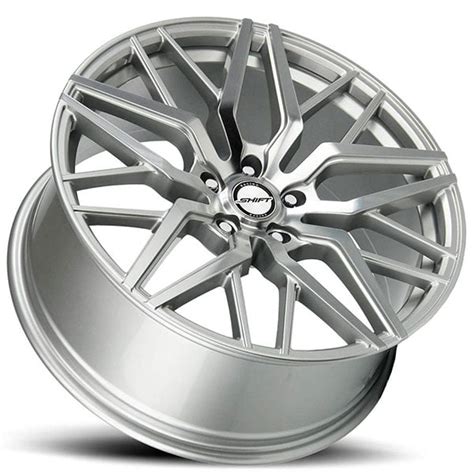 22 Shift Wheels Spring Silver Machined Rims Sft021 3