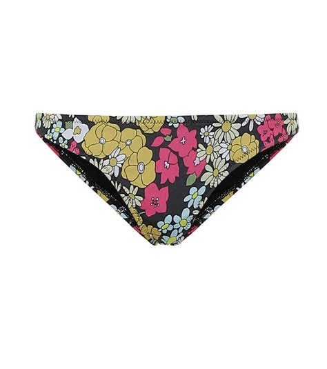 Solid Striped The Rachel Floral Bikini Bottoms Solid And Striped