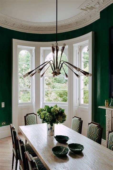 Dining Room Lighting Ideas For Every Style Green Dining Room Green