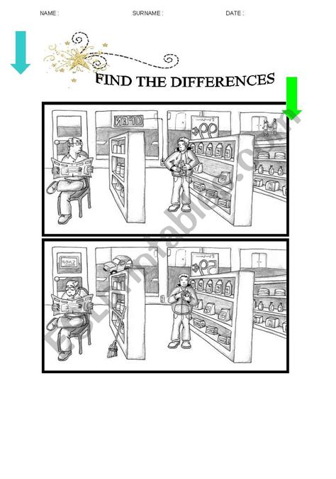 Worksheets Find The Difference
