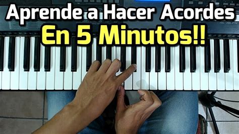 Acordes Como Tocar El Piano F Cil Y R Pido Para Principiantes