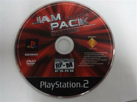 Jam Pack Vol 11 Sony Playstation 2 Ps2 Game Disc Only Free Ship Ebay