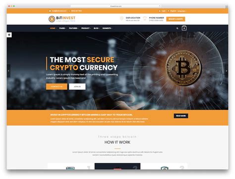 Considered as the money of the future. 25 Best Responsive Cryptocurrency Website Templates 2020 ...