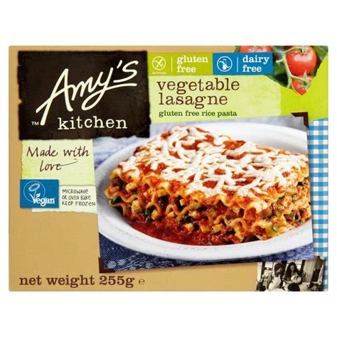 Amy's makes other great vegan frozen foods but the ones i mentioned are my personal favorites. Amy's Kitchen Vegan Vegetable Lasagne Frozen | Ocado