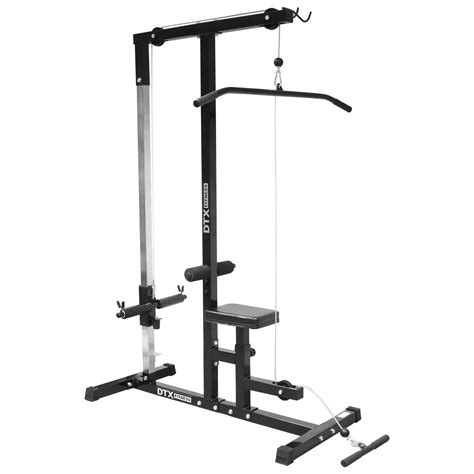Dtx Fitness Home Multi Gym Cablelat Pull Down Workstation Weightbench