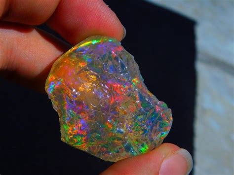 10193ct One Of A Kind Ethiopian Crystal Opal Specimen Minerals And