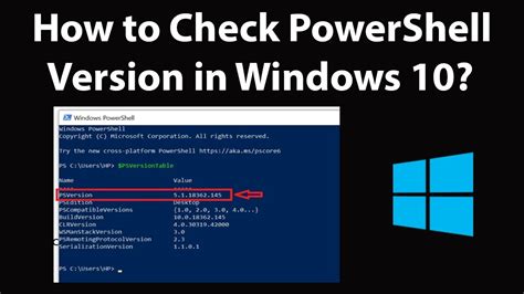 How To Check And Find Powershell Version In Windows Windowstect