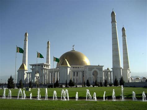 Turkmenbashi Ruhy Mosque Turkmenbashi Ruhy Mosque Gypjak Flickr